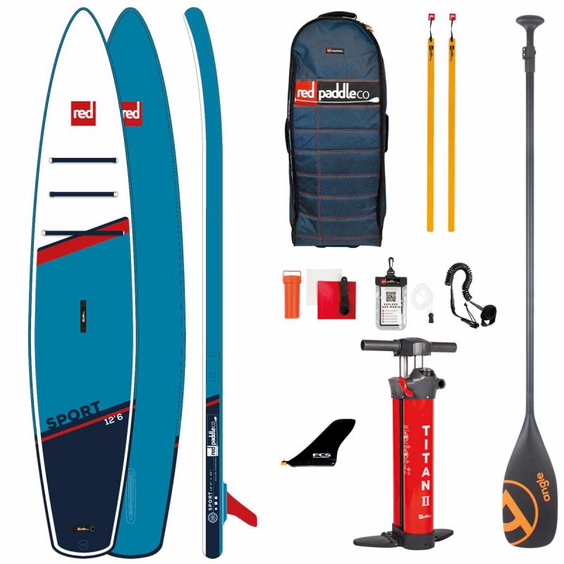 red paddle co sup board 126 sport angle sport paddel