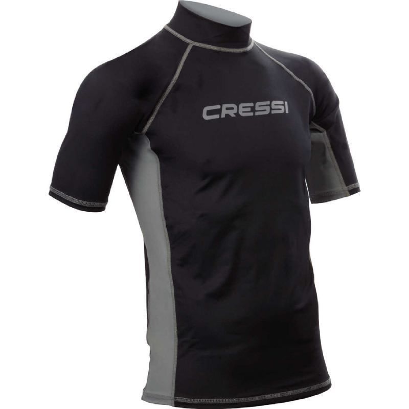 Cressi Herren Rash Guard Ärmel Kurze Schwarz XL