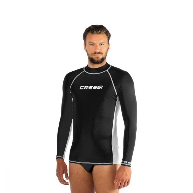 Cressi Herren Rash Guard Ärmel Lange schwarz M